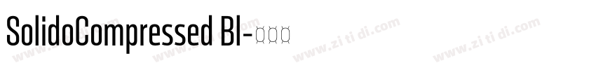 SolidoCompressed Bl字体转换 SolidoCompressed Bl字体转换